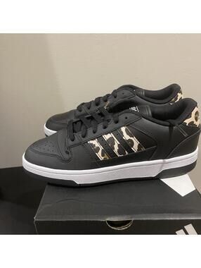 Adidas Break Start Low Sneakers - Black Cheetah - W 8.5 - New w Box